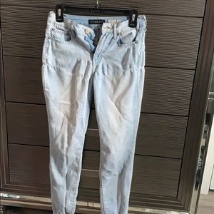 Light wash jeans